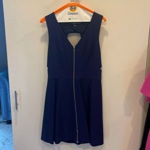 Adelyn Rae knee length dress. Navy. Size M.
